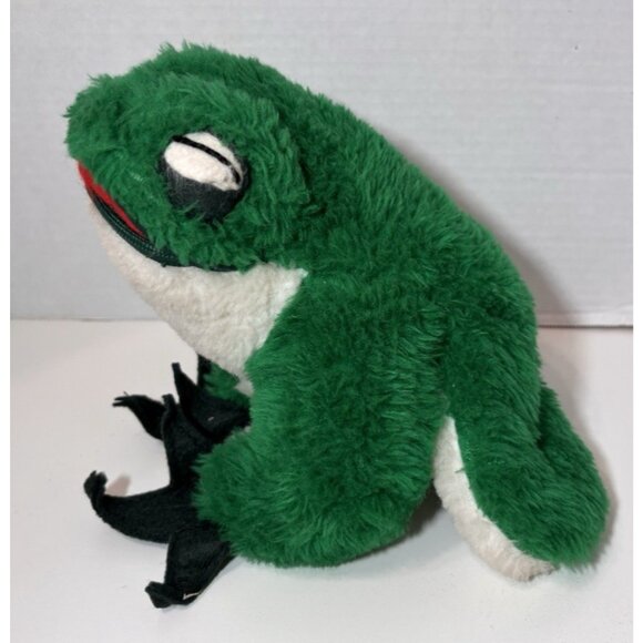 Merrythought Plush Frog Toad Ironbridge Shrops Stuffed Animal Handmade England - Picture 2 of 7